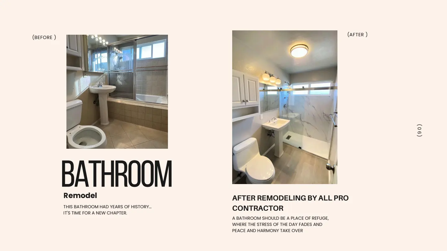 APC Felix bathroom remodeling portfolio project