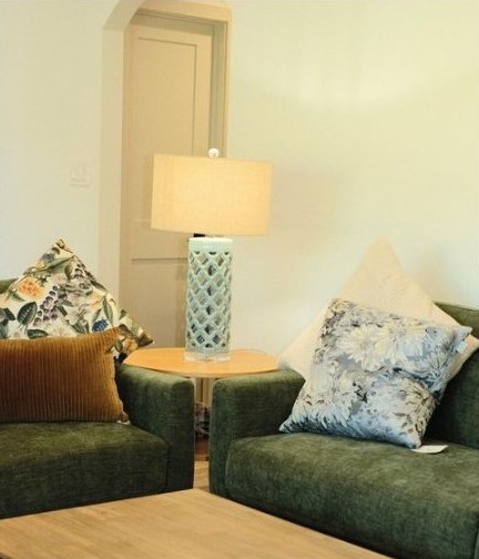 Completed living room renovation